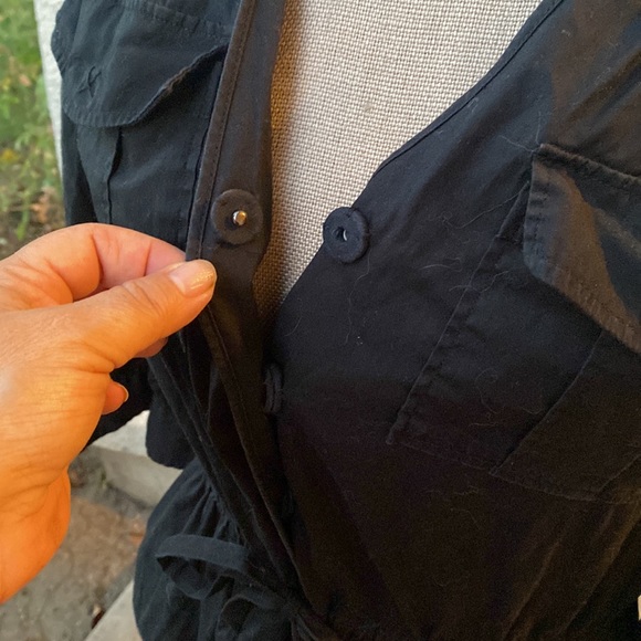 Ann Taylor Loft beautiful black dress w/ pockets & fabulous material. Love this! - Picture 6 of 16